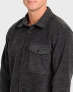 Furnace Long Sleeve Flannel Shirt - Black