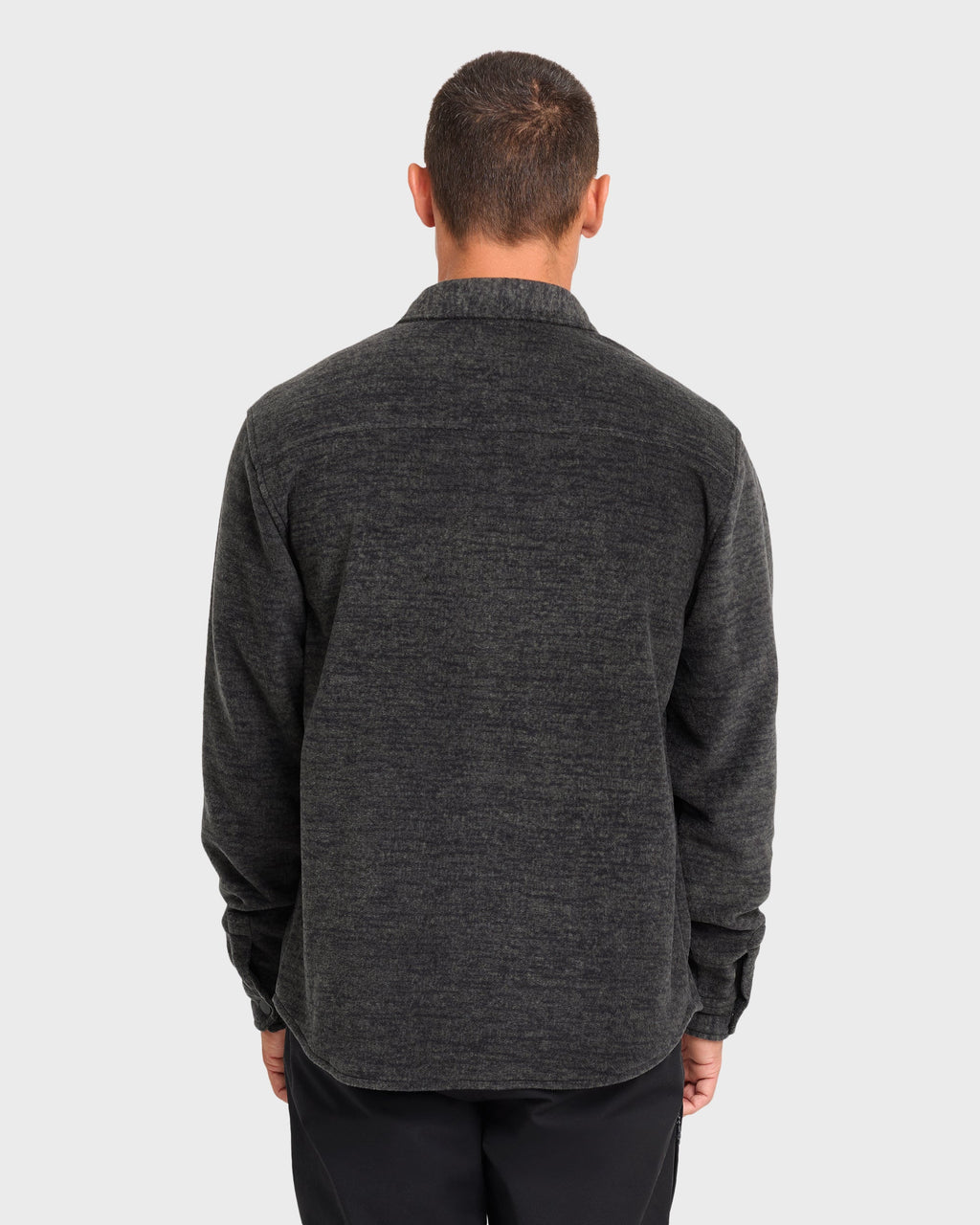 Furnace Long Sleeve Flannel Shirt - Black