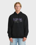 Tribal Pullover Hoodie - Black