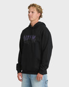Tribal Pullover Hoodie - Black