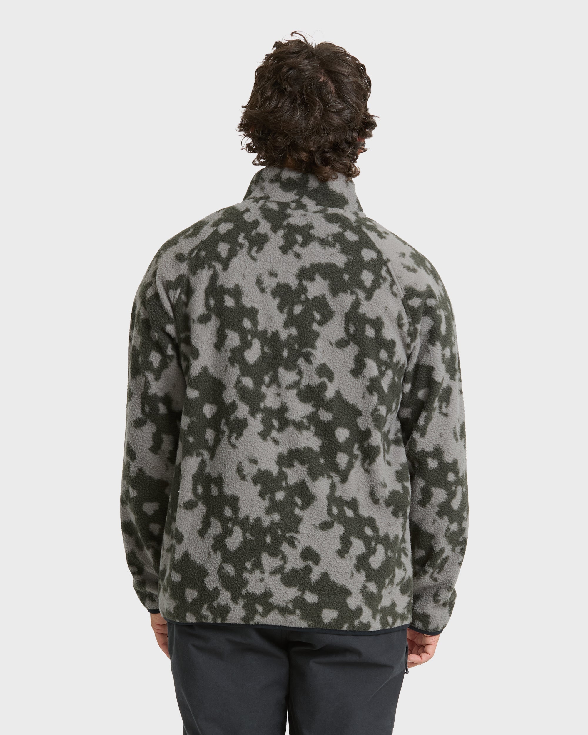 A/Div Boundary Mock Neck Half-Zip Sweatshirt - Black