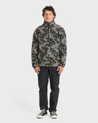 A/Div Boundary Mock Neck Half-Zip Sweatshirt - Black