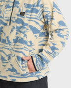 A/Div Boundary Mock Neck Half-Zip Sweatshirt - Sand Khaki