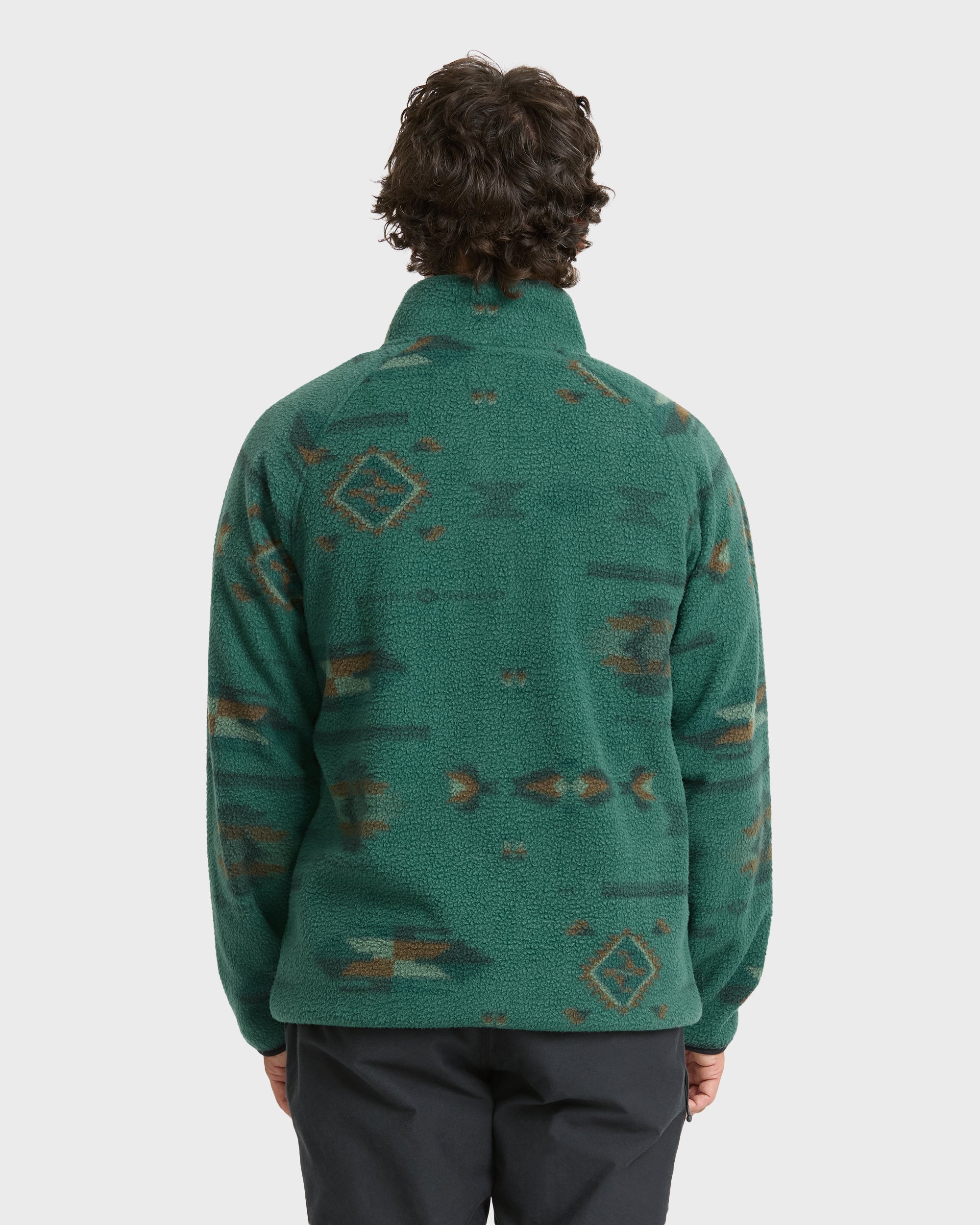 A/Div Boundary Mock Neck Half-Zip Sweatshirt - Smoke Pine