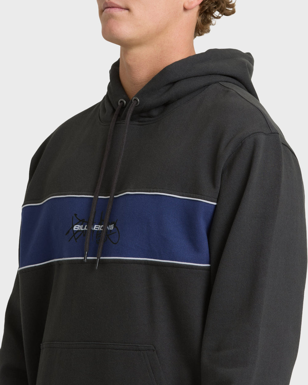 Bad Dog Shrapnel Pullover Hoodie - Washed Black