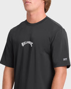 All Day Wave Loose Fit Short Sleeve Surf Tee - Black
