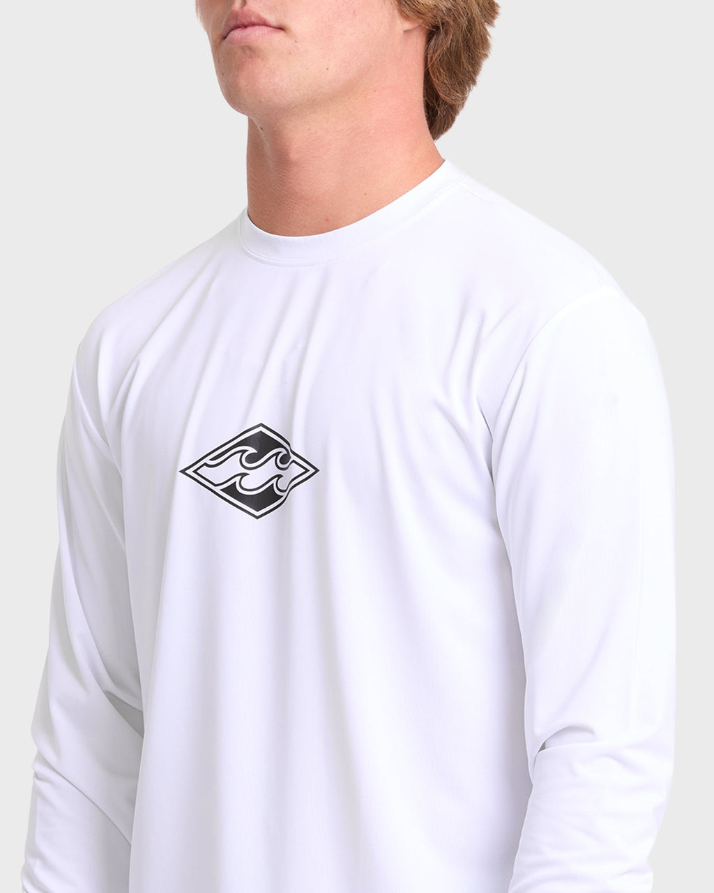 All Day Wave Long Sleeve Surf Tee - White