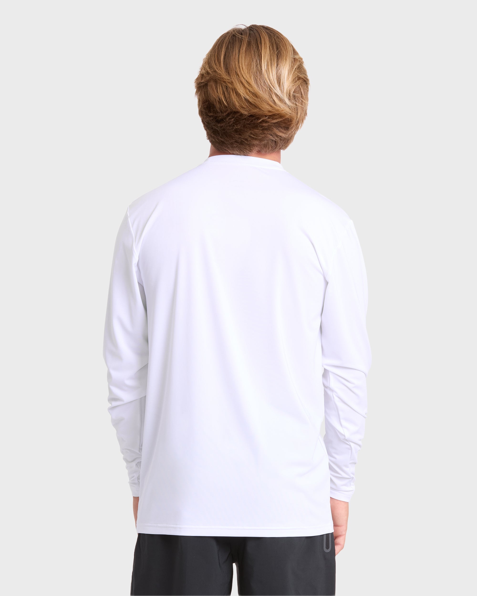 All Day Wave Long Sleeve Surf Tee - White