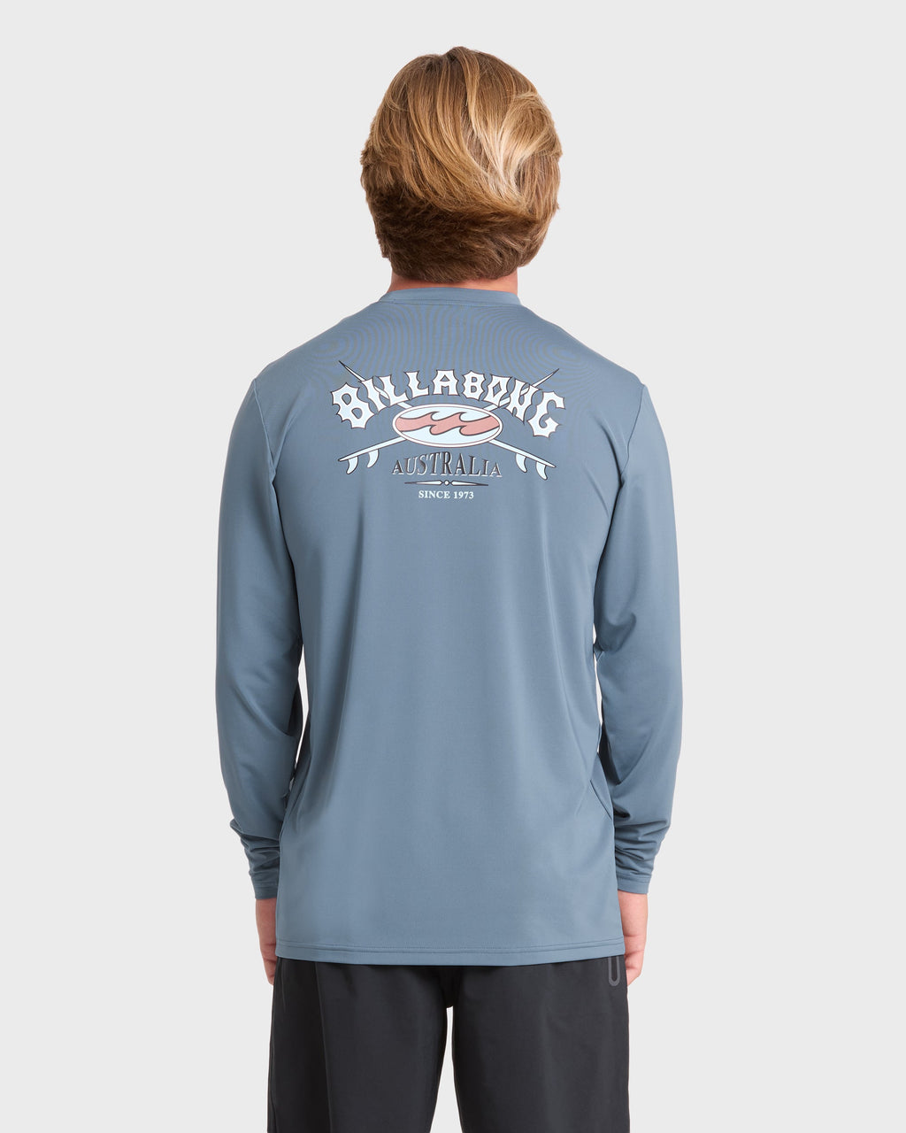 Crossboards Long Sleeve Surf Tee - China Blue