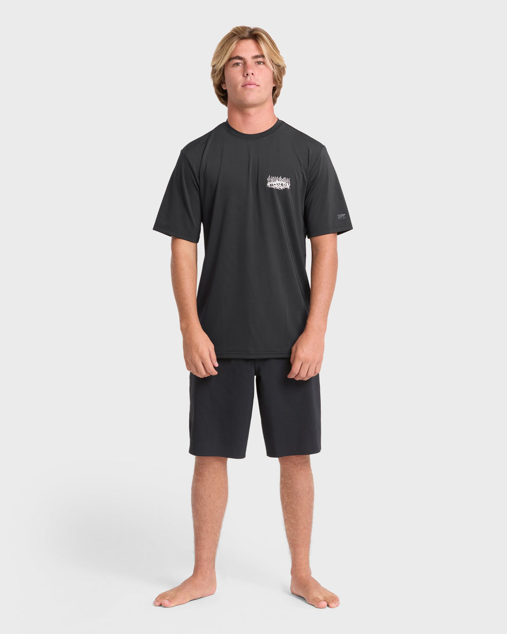 Rift Short Sleeve Surf Tee - Black