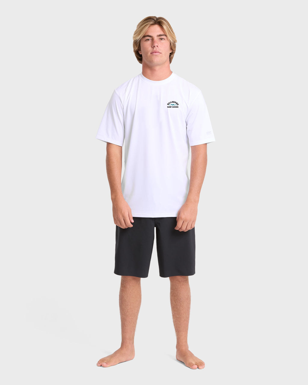 Rift Short Sleeve Surf Tee - White
