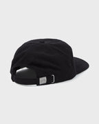 Heritage 5-Panel Strapback Hat - Black