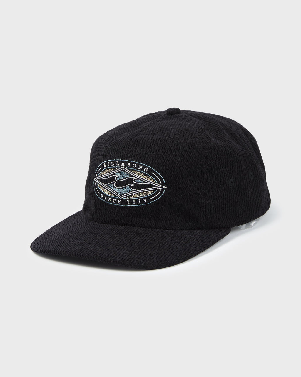 Heritage 5-Panel Strapback Hat - Black