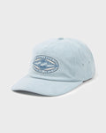 Heritage 5-Panel Strapback Hat - Dusty Blue