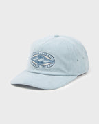 Heritage 5-Panel Strapback Hat - Dusty Blue