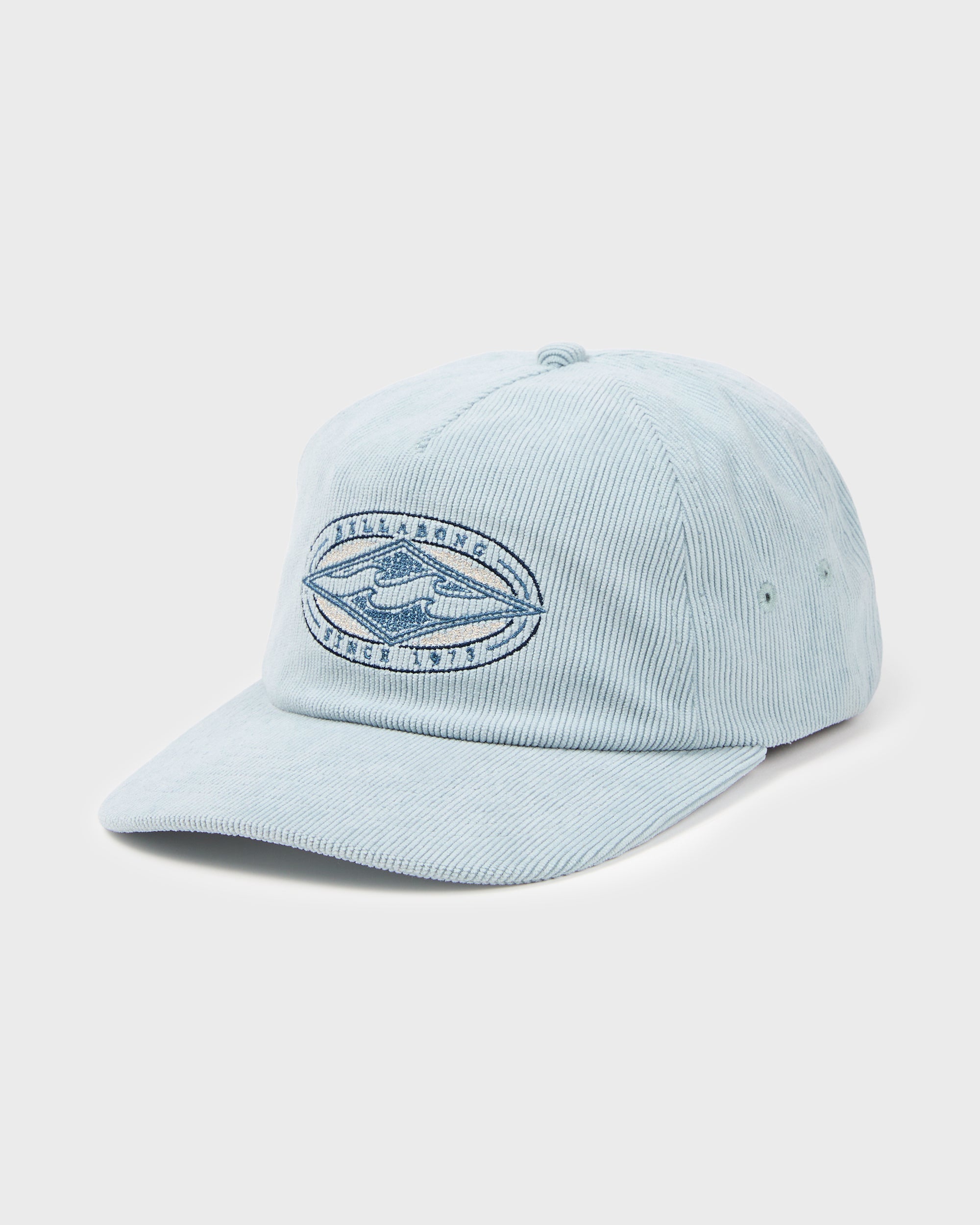 Heritage 5-Panel Strapback Hat - Dusty Blue