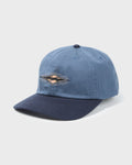Throwback Snapback Hat - China Blue