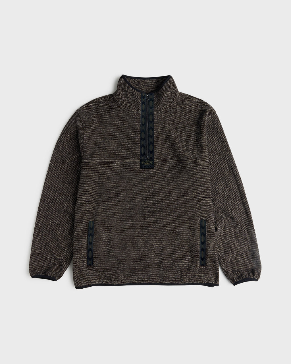 Frontier Mockneck Quarter-Zip Fleece - Black