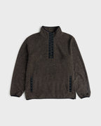 Frontier Mockneck Quarter-Zip Fleece - Black