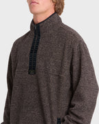 Frontier Mockneck Quarter-Zip Fleece - Black