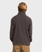 Frontier Mockneck Quarter-Zip Fleece - Black