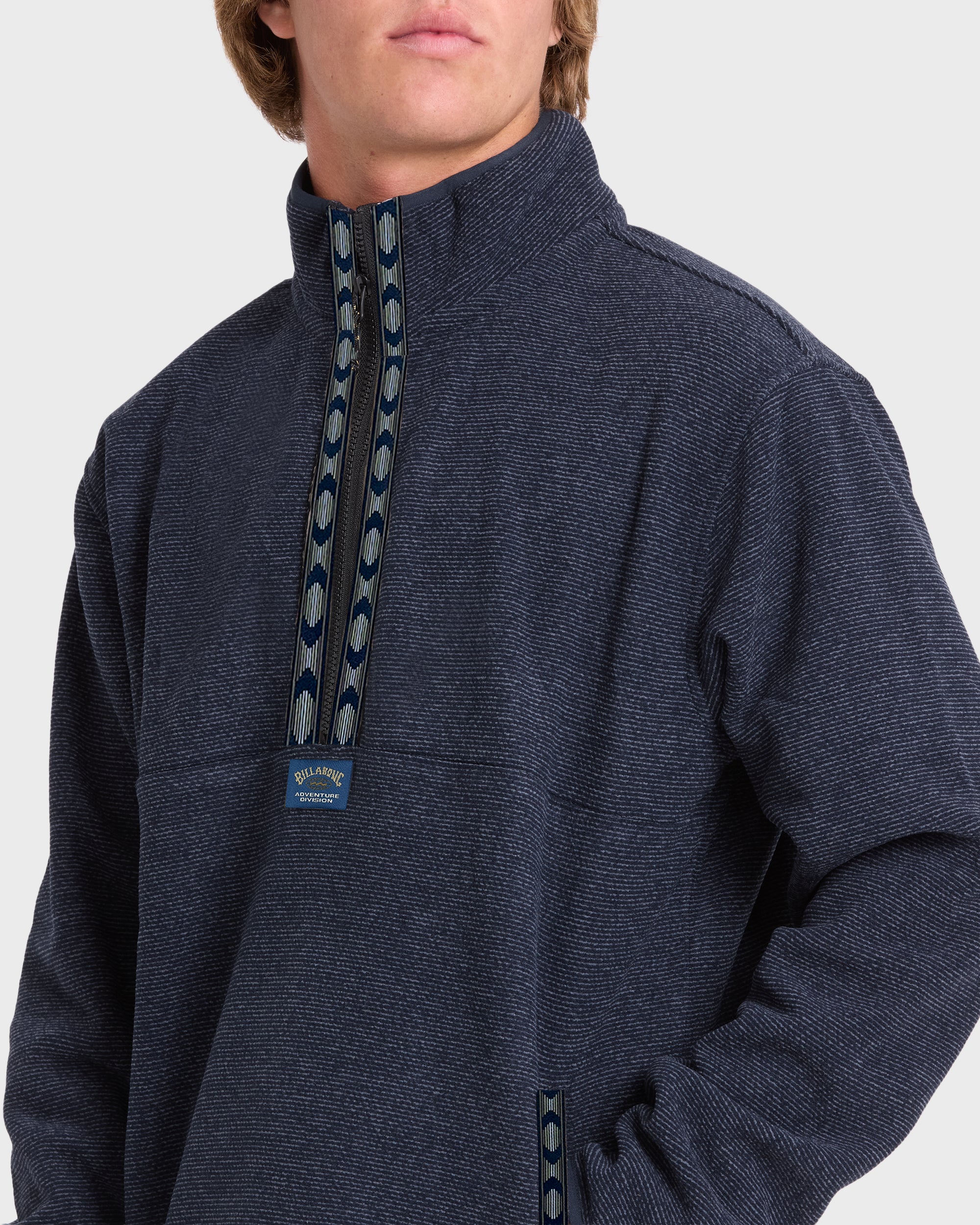 Frontier Mockneck Quarter-Zip Fleece - True Navy