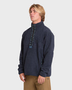 Frontier Mockneck Quarter-Zip Fleece - True Navy