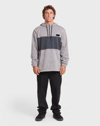 Adventure Division Boundary Pullover Quarter Zip Hoodie - Alloy