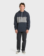 Adventure Division Boundary Pullover Quarter Zip Hoodie - True Navy