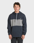 Adventure Division Boundary Pullover Quarter Zip Hoodie - True Navy