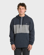 Adventure Division Boundary Pullover Quarter Zip Hoodie - True Navy