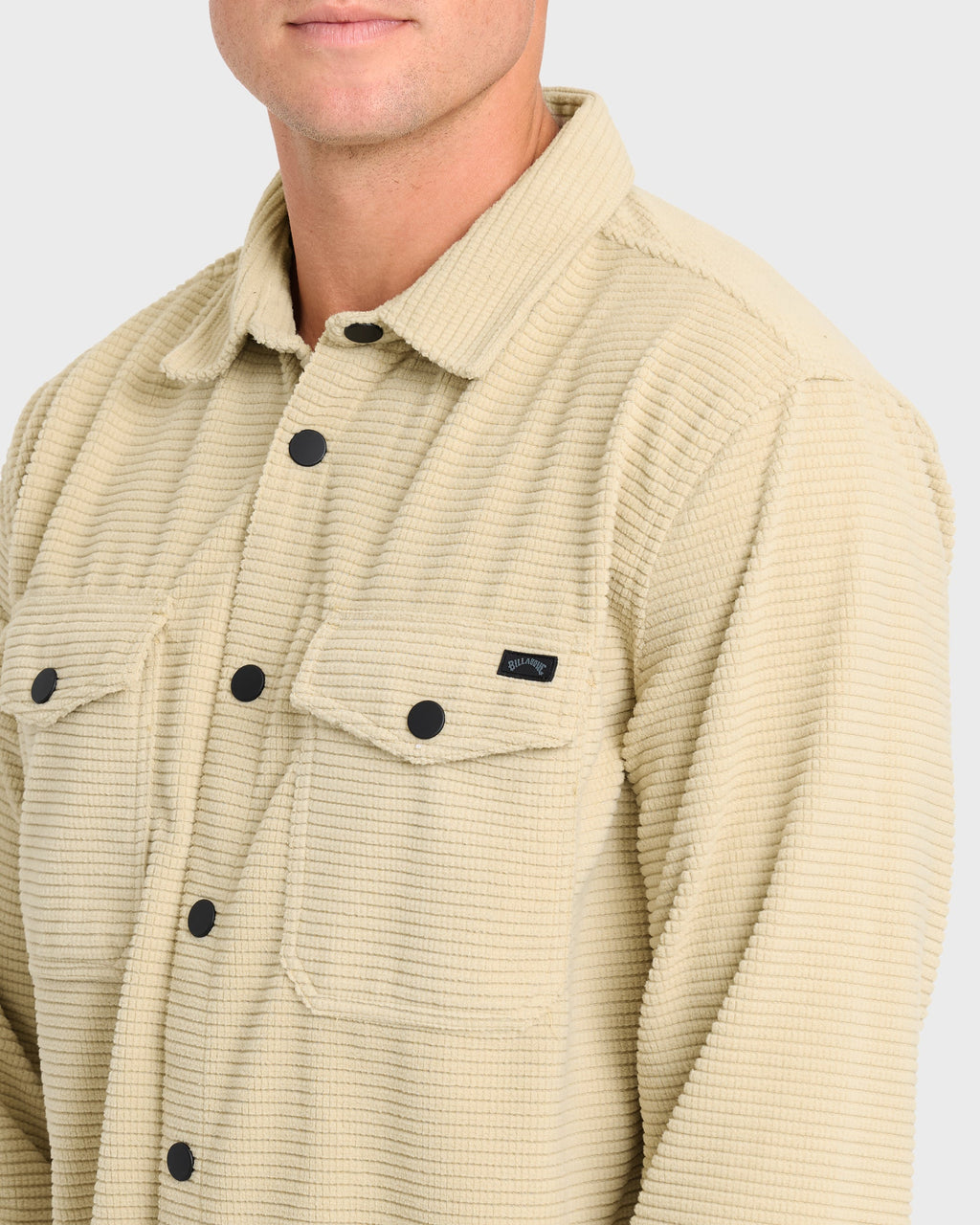 Adventure Division Ridge Long Sleeve Fleece Overshirt - Sand Khaki