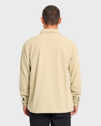 Adventure Division Ridge Long Sleeve Fleece Overshirt - Sand Khaki