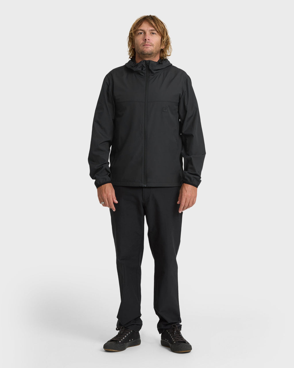 Timberwood Windbreaker Jacket - Black