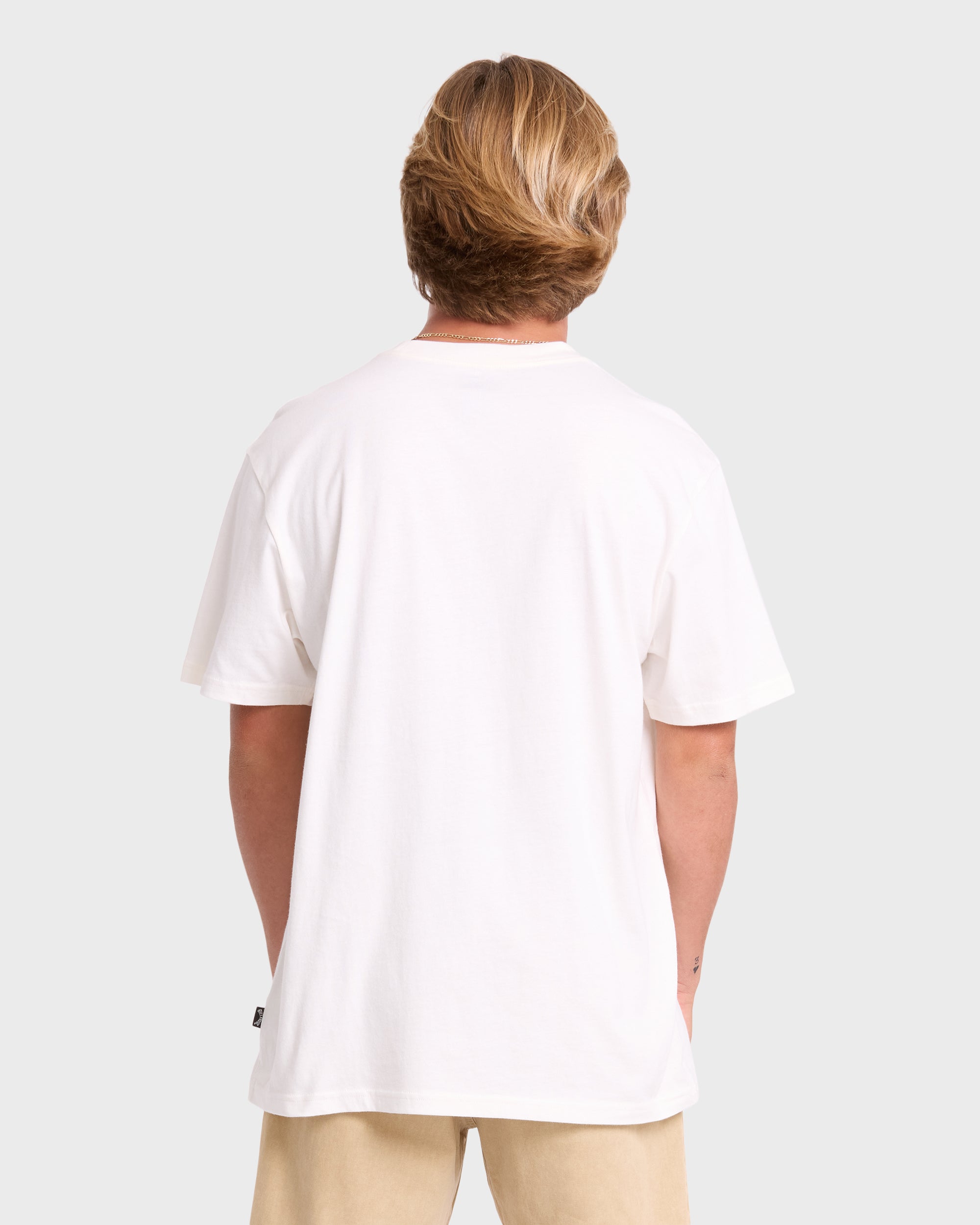 Twinny Premium Short Sleeve Knit T-Shirt - Off White