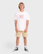 Twinny Premium Short Sleeve Knit T-Shirt - Off White