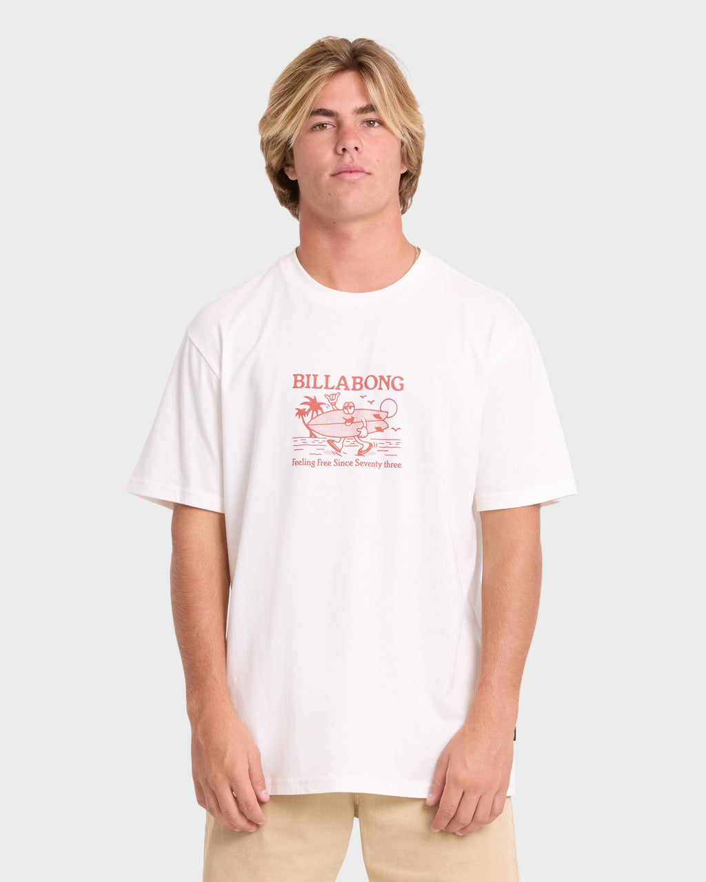 Twinny Premium Short Sleeve Knit T-Shirt - Off White