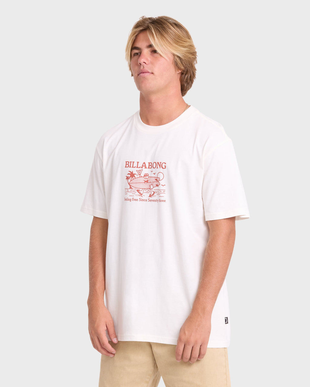 Twinny Premium Short Sleeve Knit T-Shirt - Off White