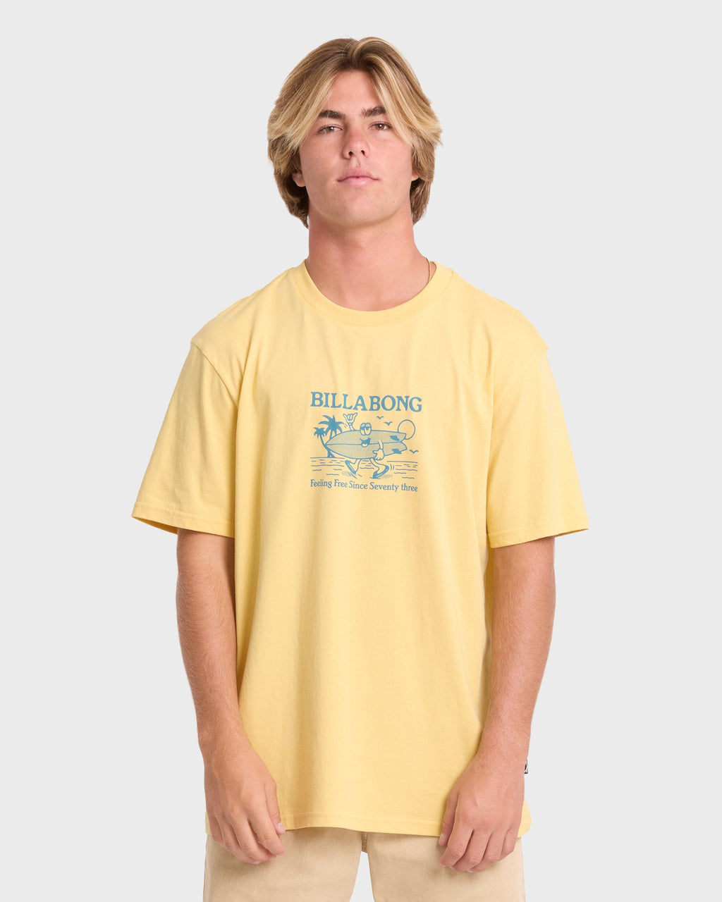 Twinny Premium Short Sleeve Knit T-Shirt - Raffia