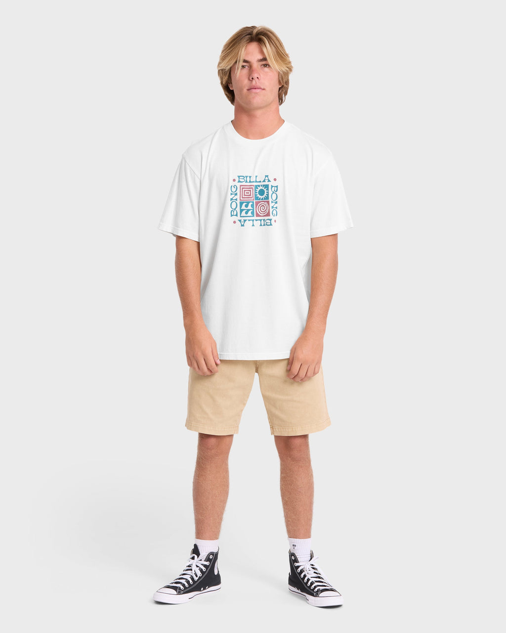 Quarter Premiumss Short Sleeve Knit T-Shirt - Off White