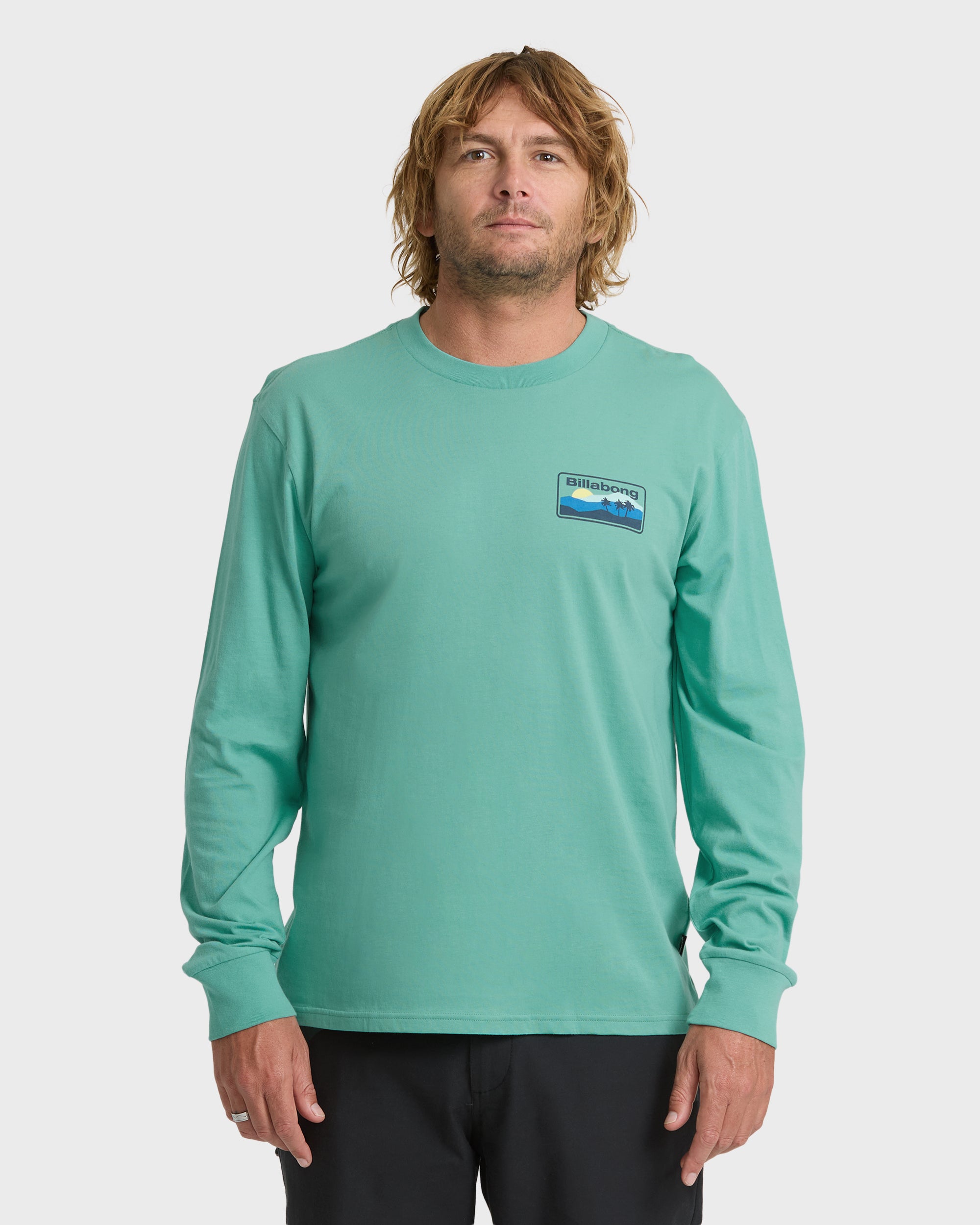 Range Adventure Division Premium Long Sleeve Knit T-Shirt - Jade