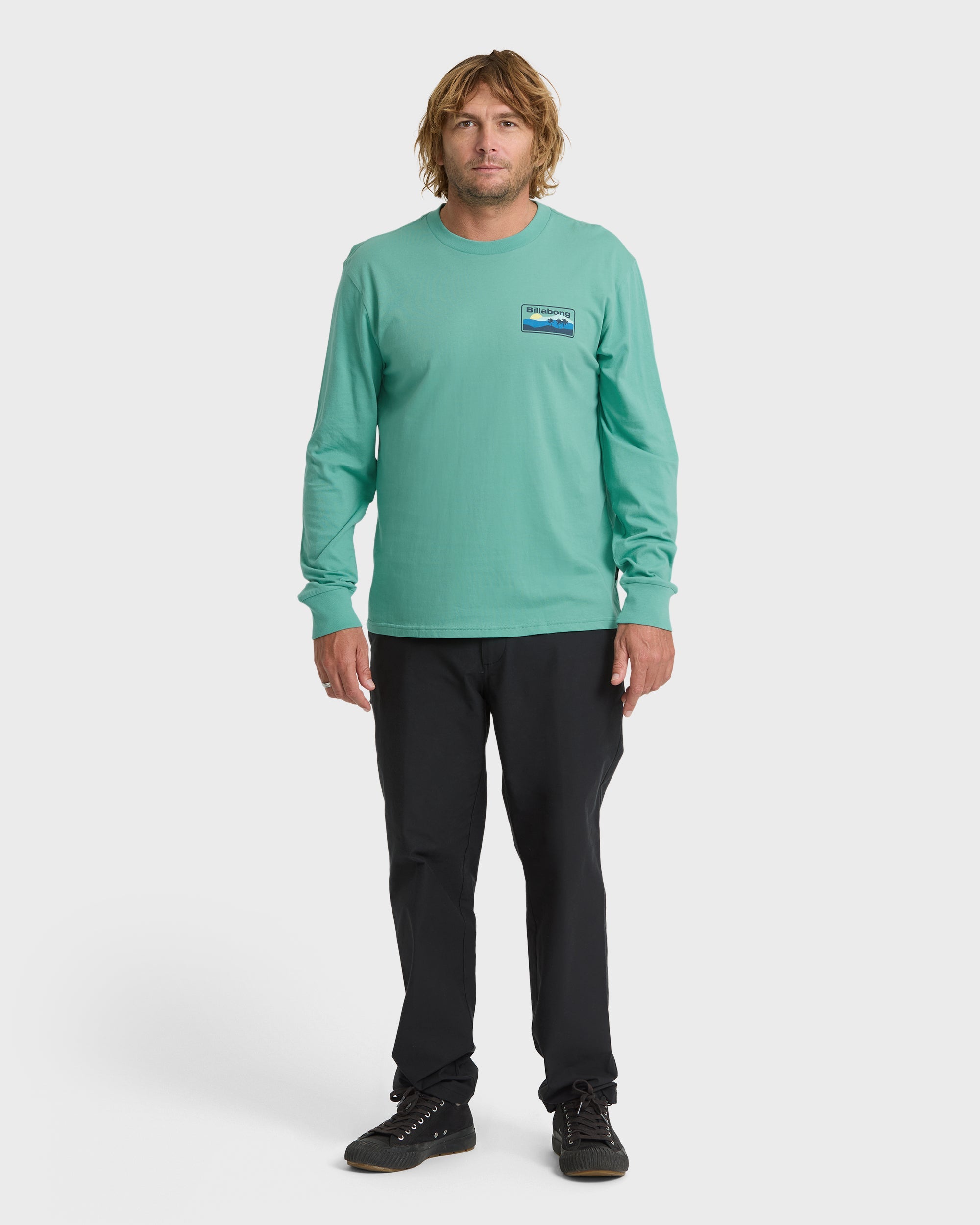 Range Adventure Division Premium Long Sleeve Knit T-Shirt - Jade