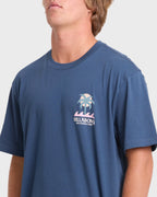 Portal Premium Short Sleeve Knit T-Shirt - Dark Denim