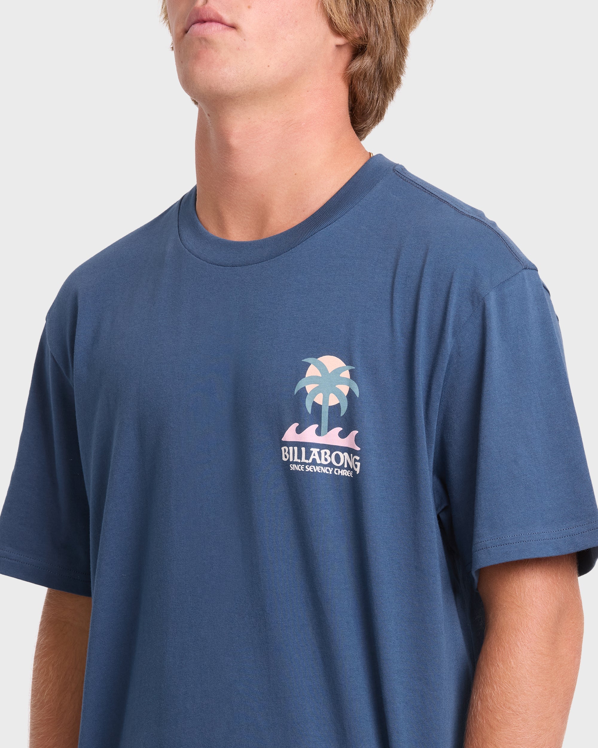 Portal Premium Short Sleeve Knit T-Shirt - Dark Denim