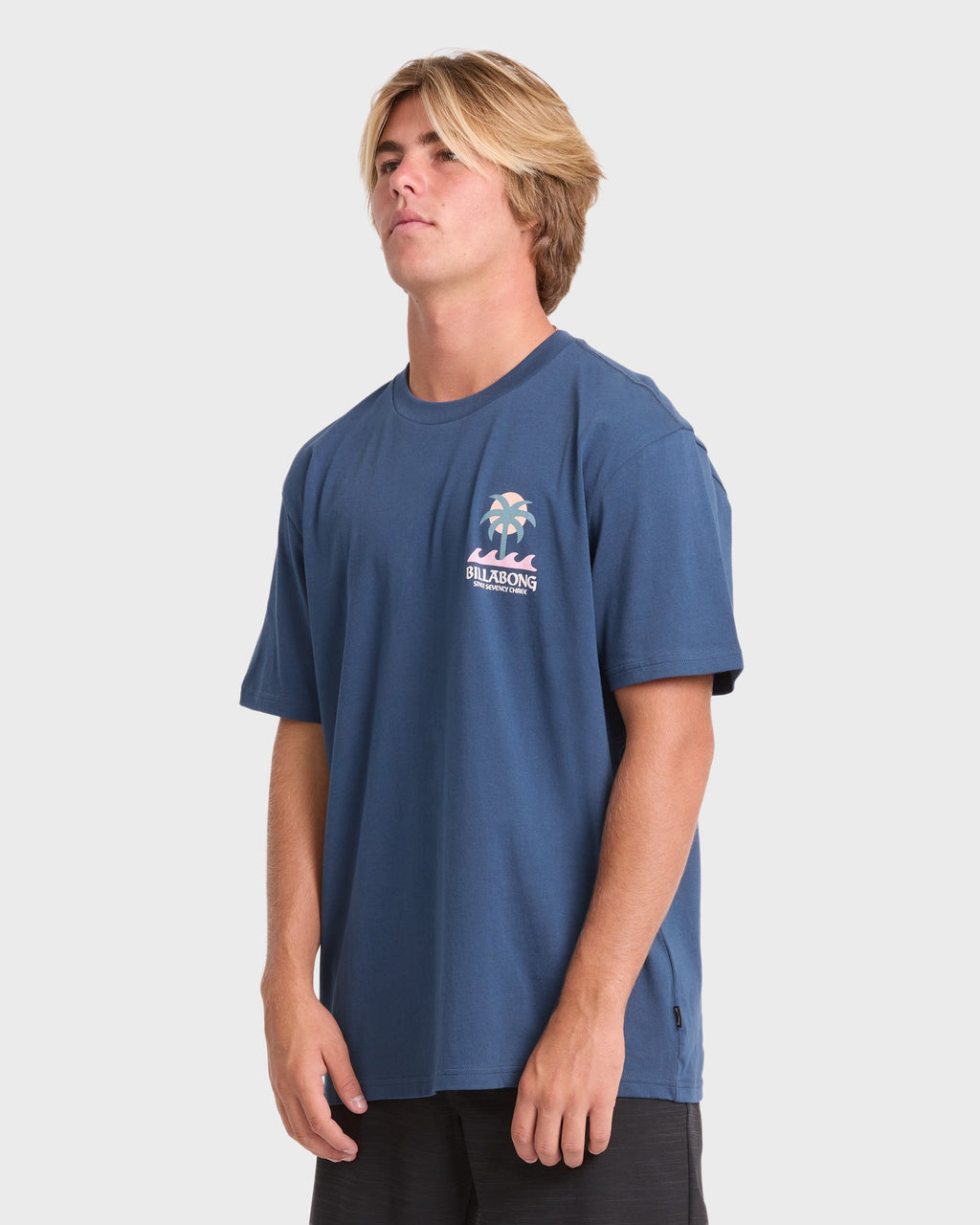 Portal Premium Short Sleeve Knit T-Shirt - Dark Denim