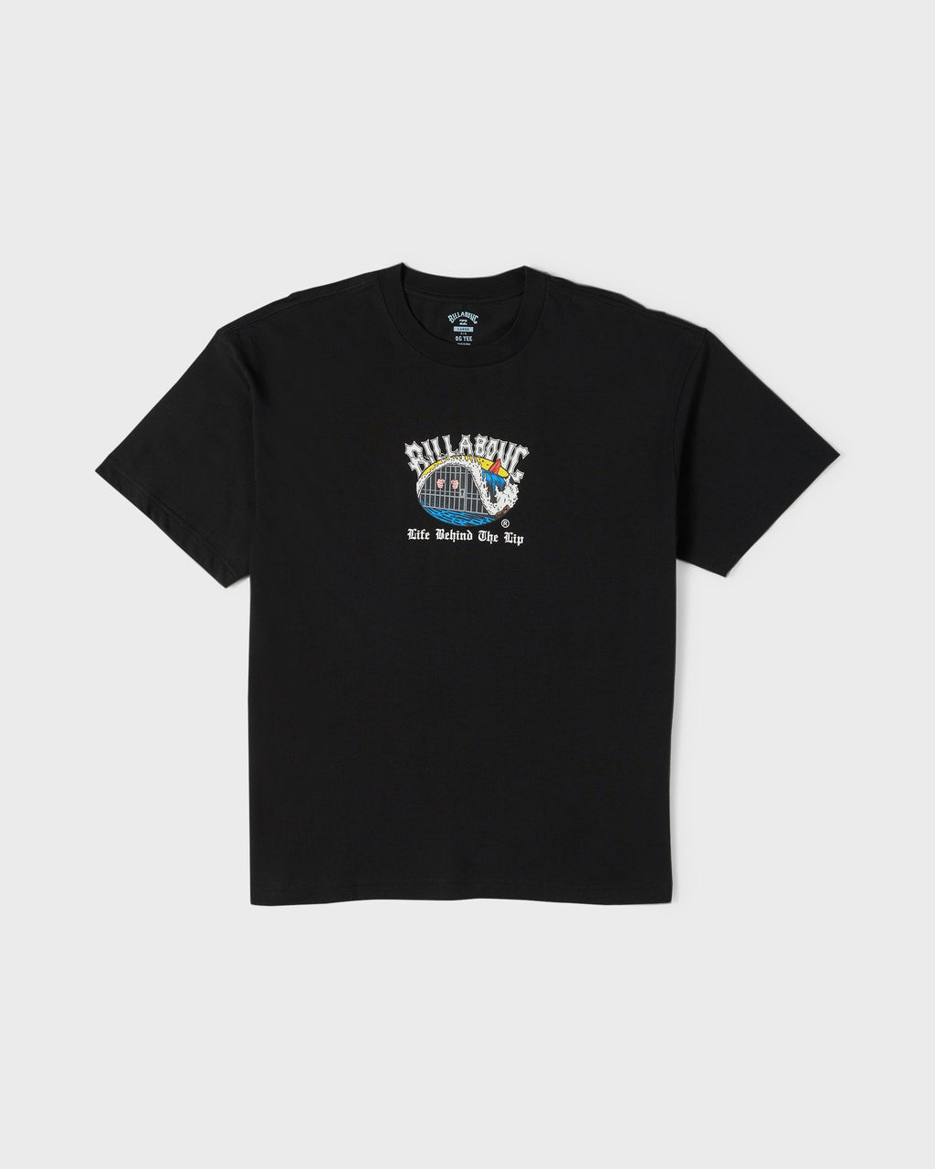 Behind The Lip OG Short Sleeve Cotton T-Shirt - Black