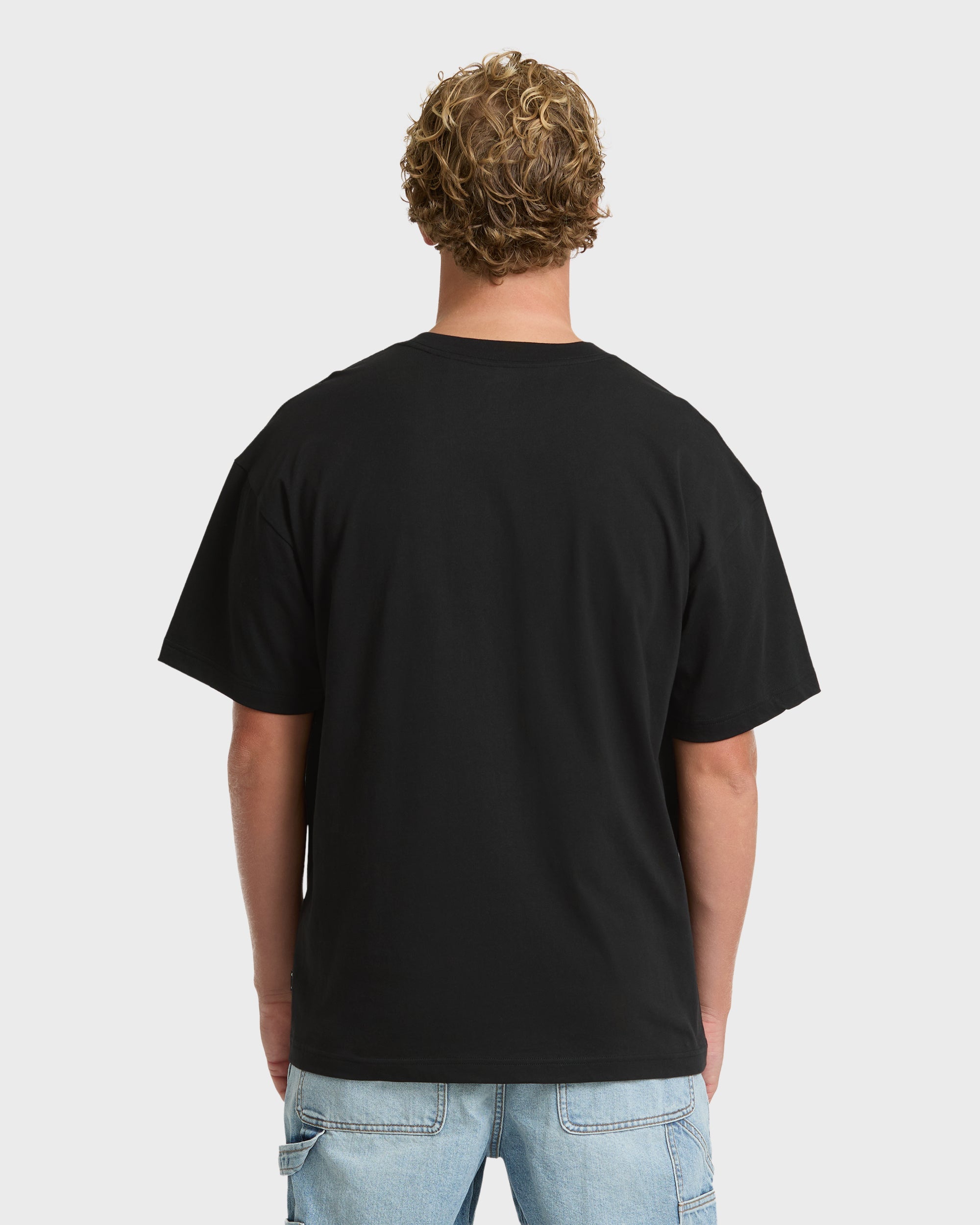 Behind The Lip OG Short Sleeve Cotton T-Shirt - Black