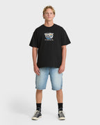 Behind The Lip OG Short Sleeve Cotton T-Shirt - Black