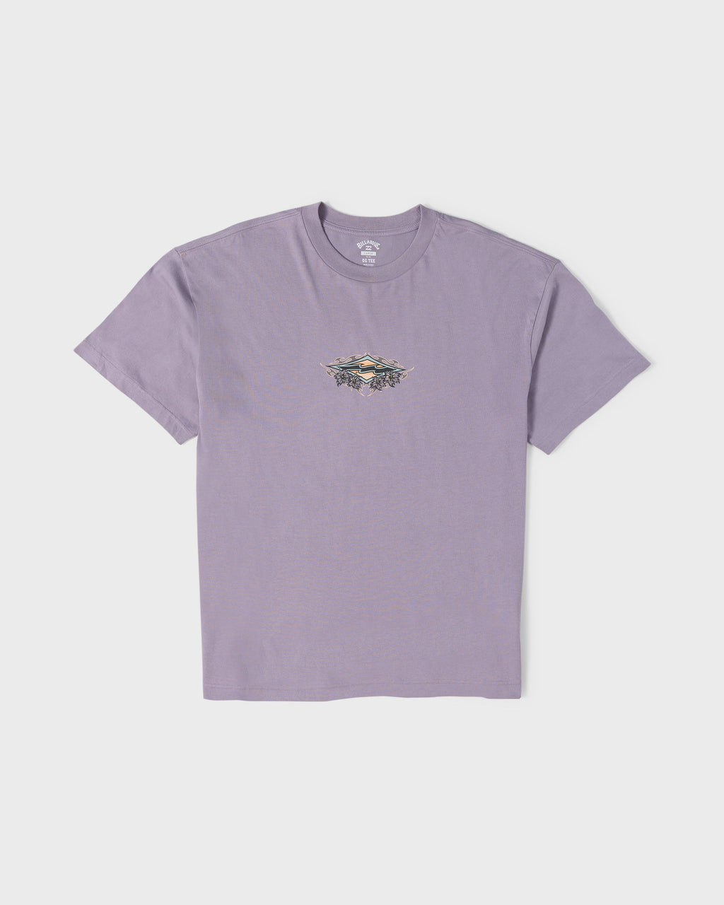 Biscus OG Short Sleeve Cotton T-Shirt - Purple Ash