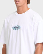 Biscus OG Short Sleeve Cotton T-Shirt - White